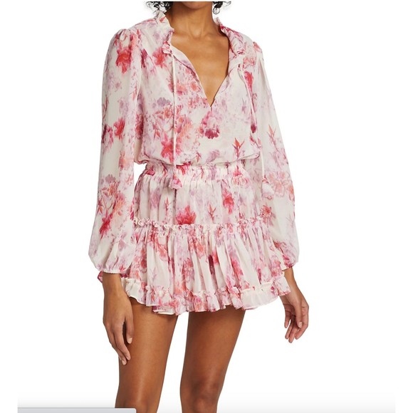 Dresses & Skirts - Misa Los Angeles Lorena Abstract Floral Minidress Size Small